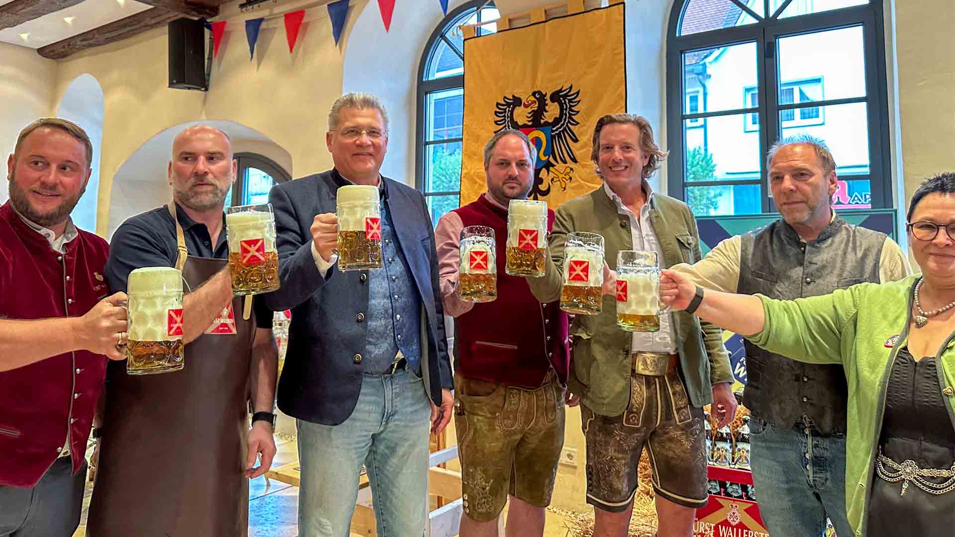 Ipfmess Bierprobe Drei Schl Ge Und Ein Herz F Rst Wallerstein Brauhaus