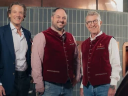 Carl-Eugen Oettingen-Wallerstein, Martin Lechner und Reinhard Holz im Sudhaus